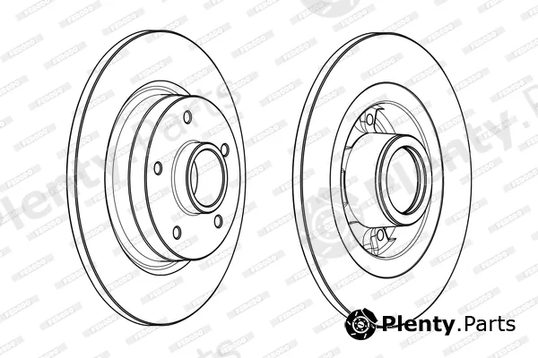 Ferodo DDF1731-1 — Brake Disc PREMIER