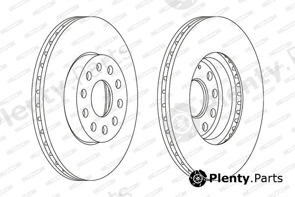 Ferodo DDF1218 — Brake Disc PREMIER