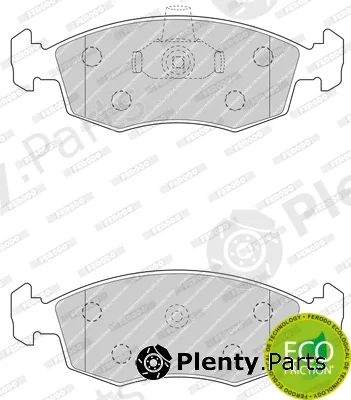 Ferodo FDB4735 — Brake Pad Set, disc brake PREMIER ECO FRICTION
