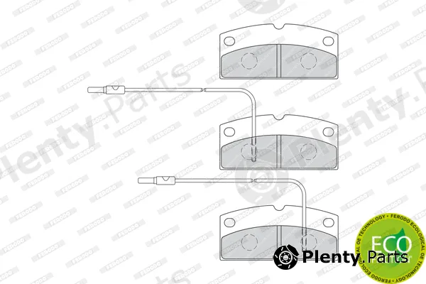 Ferodo FDB4290 — Brake Pad Set, disc brake PREMIER ECO FRICTION