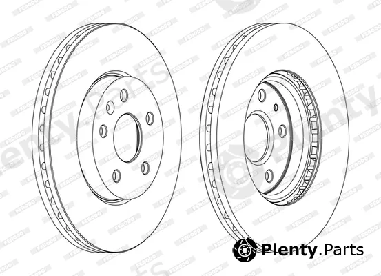 Ferodo DDF1722P-D — Brake Disc