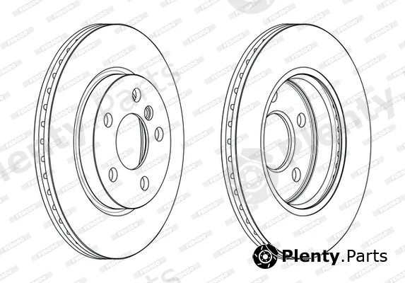 Ferodo DDF2651C — Brake Disc PREMIER