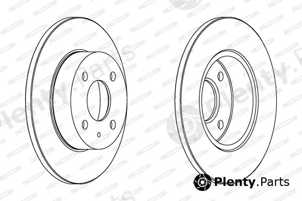 Ferodo DDF045 — Brake Disc PREMIER