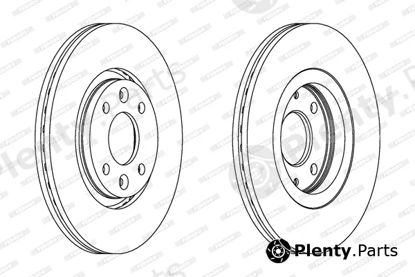 Ferodo DDF199 — Brake Disc PREMIER