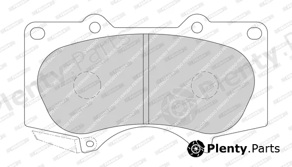 Ferodo FDB1698-D — Brake Pad Set, disc brake PREMIER FRICTION