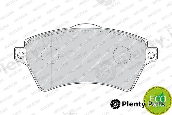 Ferodo FDB1473 — Brake Pad Set, disc brake PREMIER ECO FRICTION