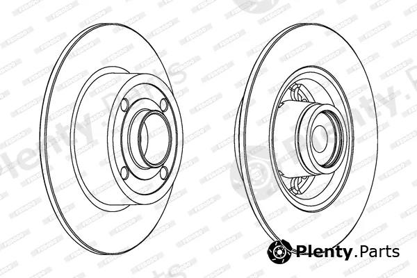 Ferodo DDF1571-1 — Brake Disc PREMIER