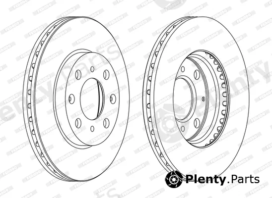 Ferodo DDF1231C-D — Brake Disc