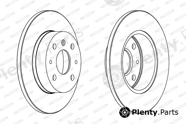 Ferodo DDF386 — Brake Disc PREMIER