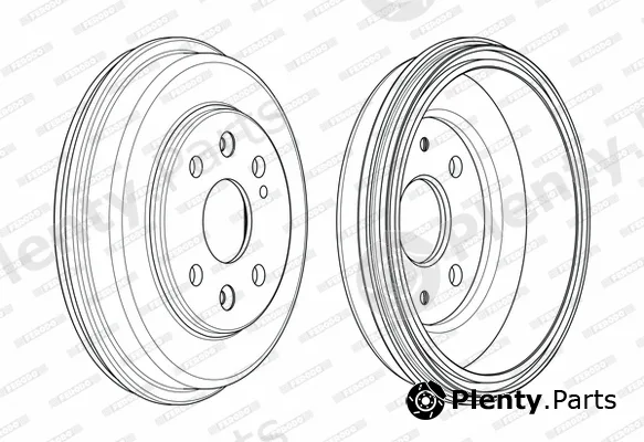 Ferodo FDR329823 — Brake Drum PREMIER