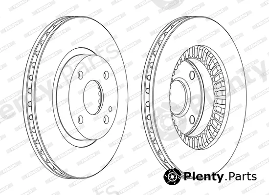 Ferodo DDF1105C — Brake Disc PREMIER