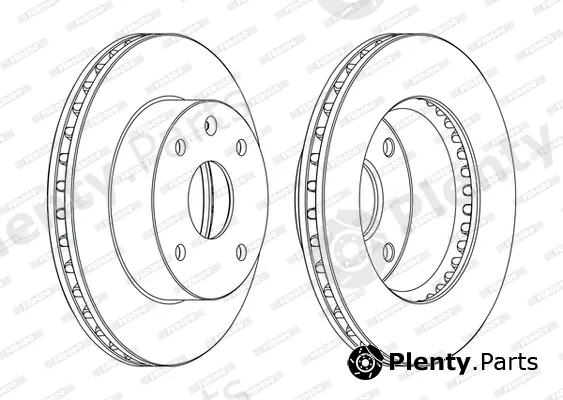Ferodo DDF1257C — Brake Disc PREMIER