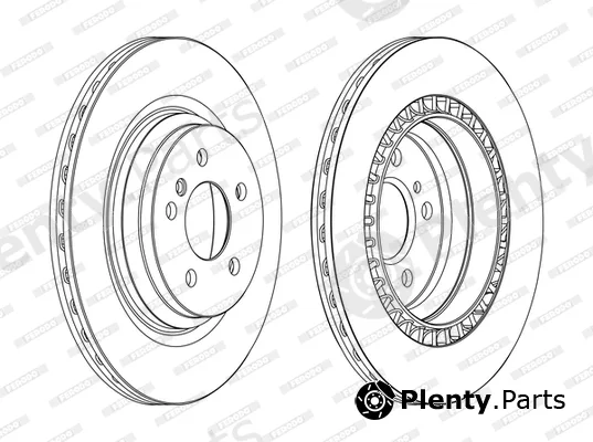 Ferodo DDF1771C-1-D — Brake Disc
