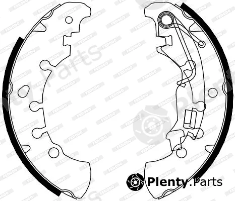 Ferodo FSB4076 — Brake Shoe Set PREMIER
