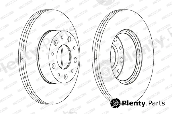 Ferodo DDF1170C — Brake Disc PREMIER Coat+ disc