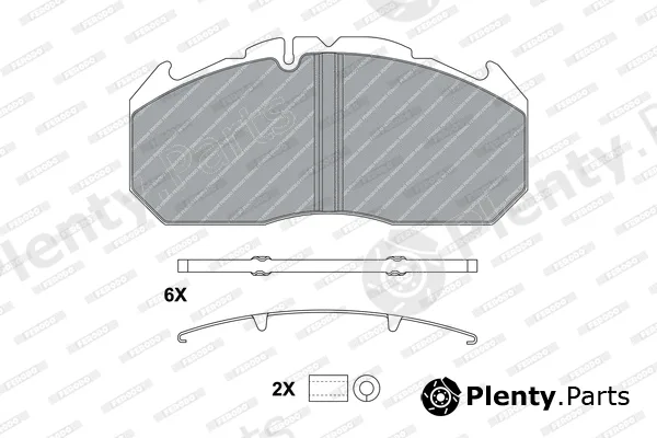 Ferodo FCV1579B — Brake Pad Set, disc brake PREMIER