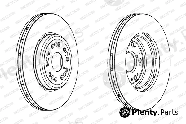 Ferodo DDF1133 — Brake Disc PREMIER