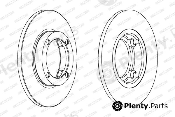 Ferodo DDF1098 — Brake Disc PREMIER