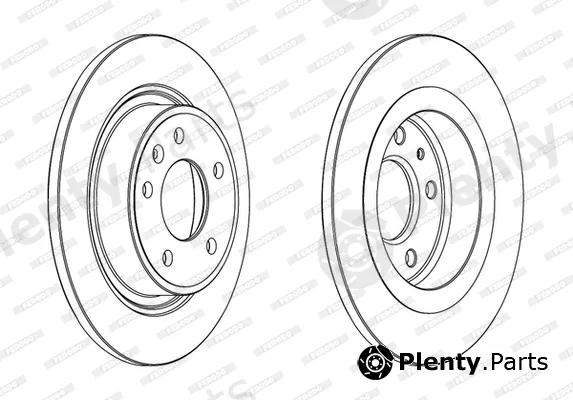Ferodo DDF1871C-D — Brake Disc