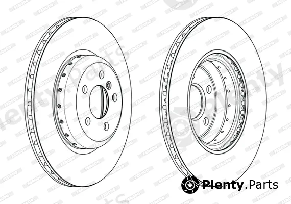Ferodo DDF2627VC-1 — Brake Disc PREMIER