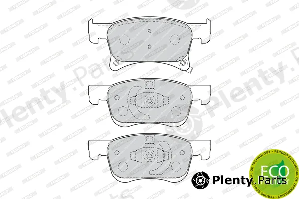 Ferodo FDB4841 — Brake Pad Set, disc brake PREMIER ECO FRICTION