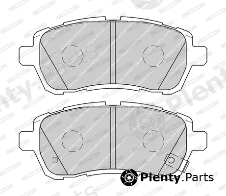 Ferodo FDB4110-D — Brake Pad Set, disc brake PREMIER FRICTION