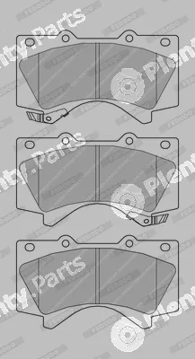 Ferodo FDB4229-D — Brake Pad Set, disc brake PREMIER FRICTION
