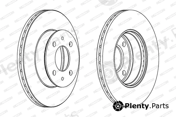 Ferodo DDF1632 — Brake Disc PREMIER