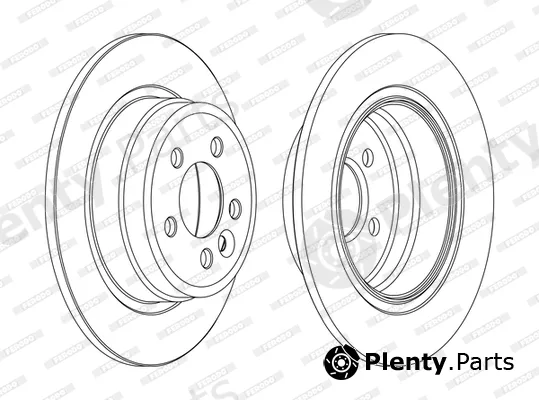 Ferodo DDF1081C-D — Brake Disc