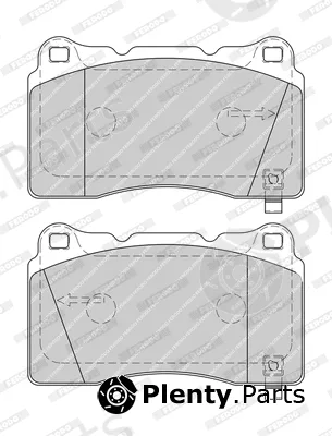 Ferodo FDB1968-D — Brake Pad Set, disc brake PREMIER FRICTION