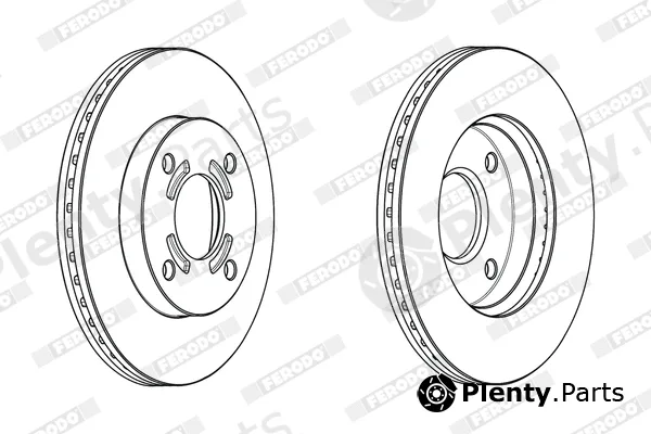 Ferodo DDF2381X — Brake Disc PREMIER