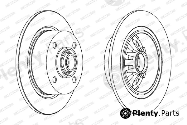 Ferodo DDF043 — Brake Disc PREMIER