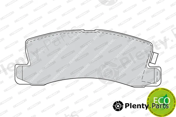 Ferodo FDB478 — Brake Pad Set, disc brake PREMIER ECO FRICTION