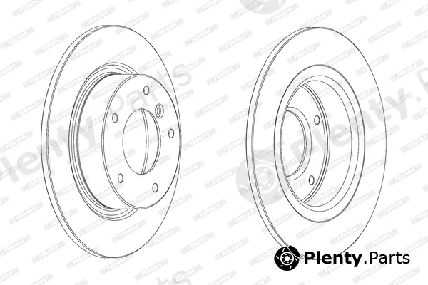 Ferodo DDF2123C — Brake Disc PREMIER