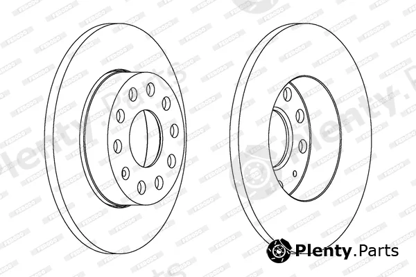Ferodo DDF1276 — Brake Disc PREMIER