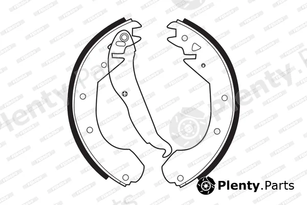 Ferodo FSB199 — Brake Shoe Set PREMIER