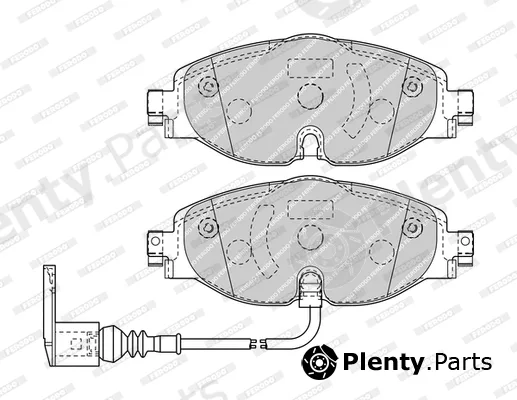 Ferodo FDB4433-D — Brake Pad Set, disc brake PREMIER FRICTION