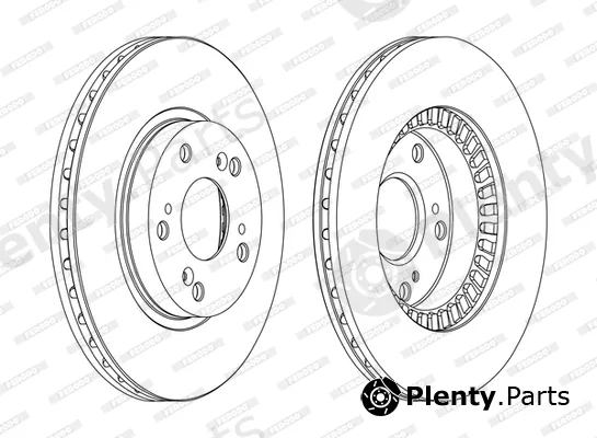Ferodo DDF1496P-D — Brake Disc