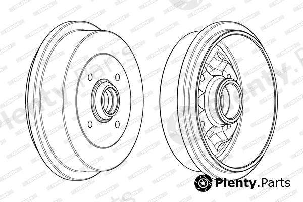 Ferodo FDR329704 — Brake Drum PREMIER