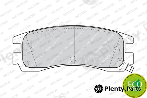Ferodo FDB1264 — Brake Pad Set, disc brake PREMIER ECO FRICTION