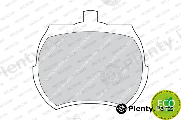 Ferodo FDB824 — Brake Pad Set, disc brake PREMIER ECO FRICTION