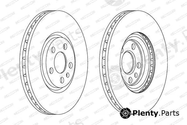 Ferodo DDF1165C — Brake Disc PREMIER Coat+ disc