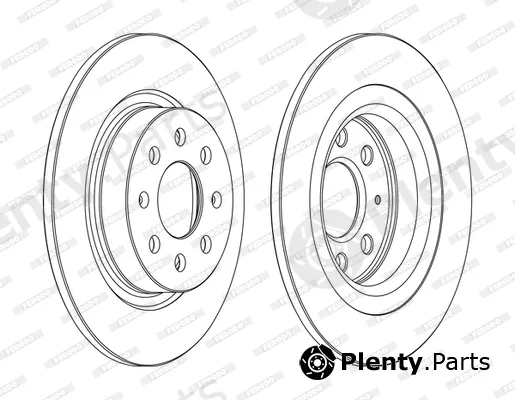 Ferodo DDF1299C — Brake Disc PREMIER