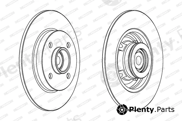 Ferodo DDF1561-1 — Brake Disc PREMIER