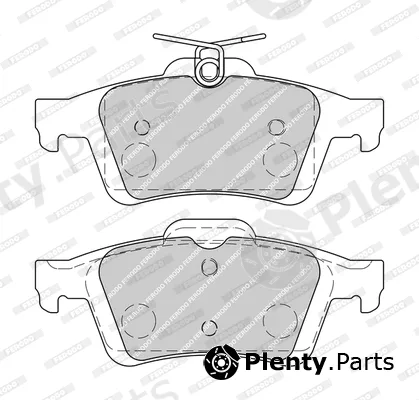 Ferodo FDB1931-D — Brake Pad Set, disc brake PREMIER FRICTION