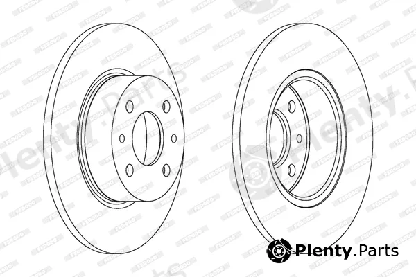 Ferodo DDF066 — Brake Disc PREMIER
