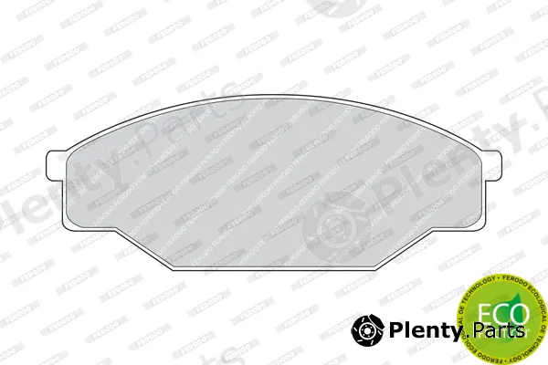 Ferodo FDB318 — Brake Pad Set, disc brake PREMIER ECO FRICTION