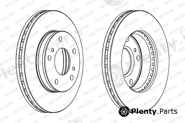 Ferodo DDF722 — Brake Disc PREMIER