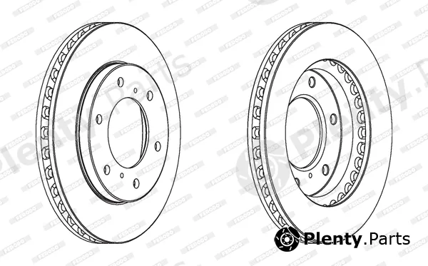 Ferodo DDF1818 — Brake Disc PREMIER