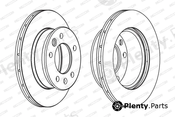 Ferodo FCR228A — Brake Disc PREMIER